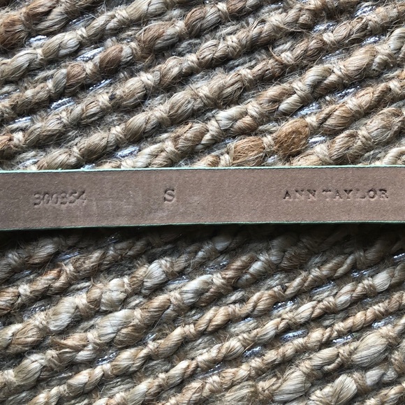 Baby blue snakeskin leather belt - Picture 3 of 3